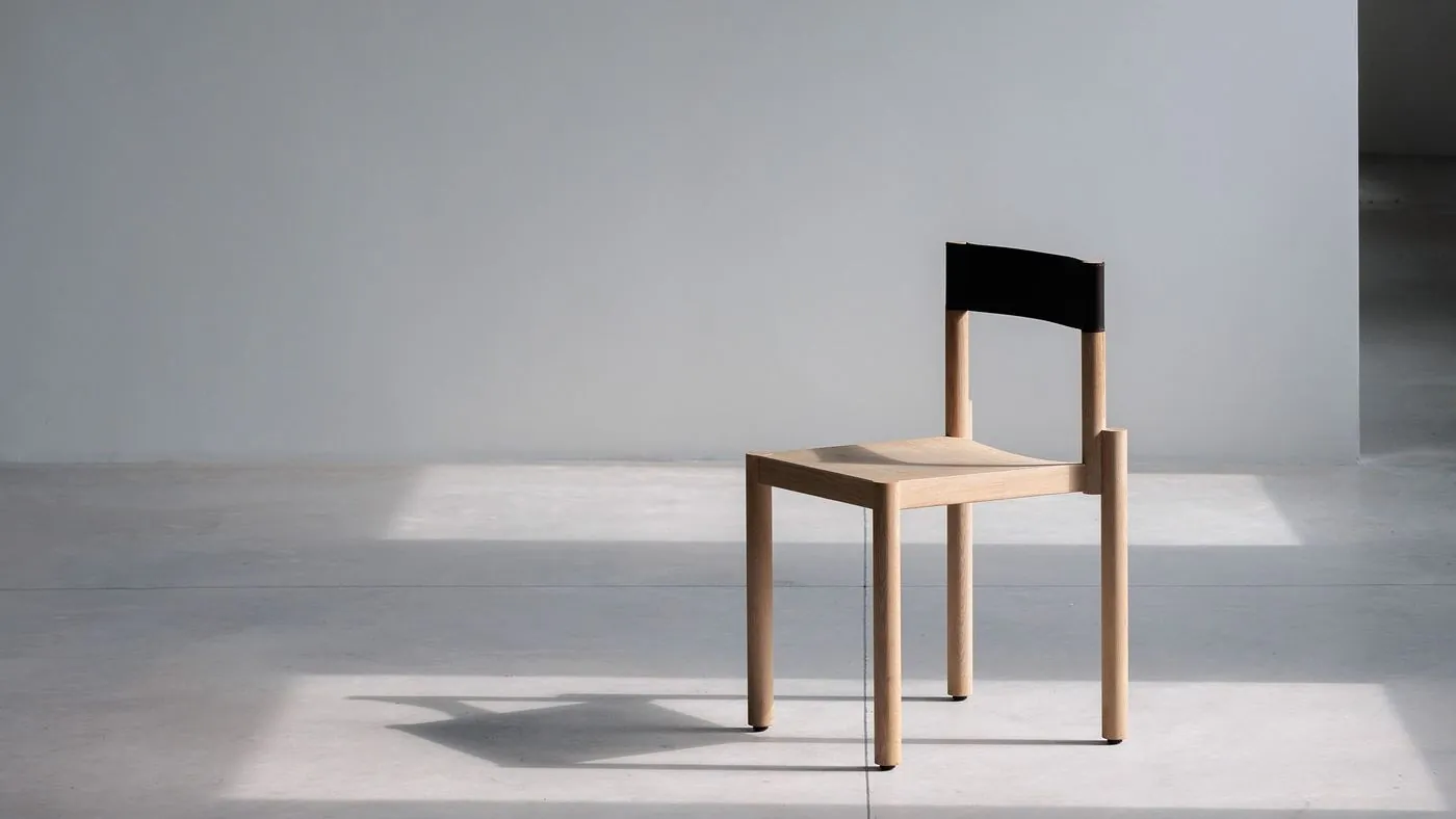 Leonardo Rossano turns the gesture of drawing into the Adinne chair for True Design, image via Dezeen
