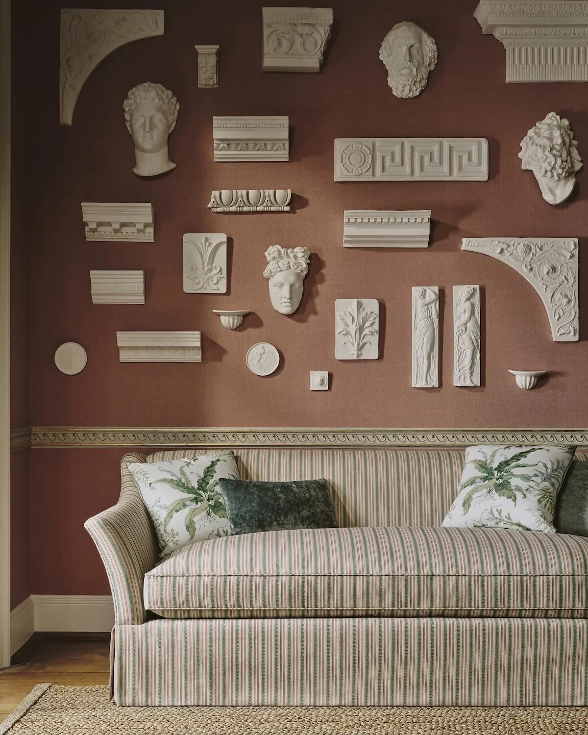 Colefax and Fowler release 28 designs for summer, led by Dorney Stripe and a broader Hector, image via Business of Home