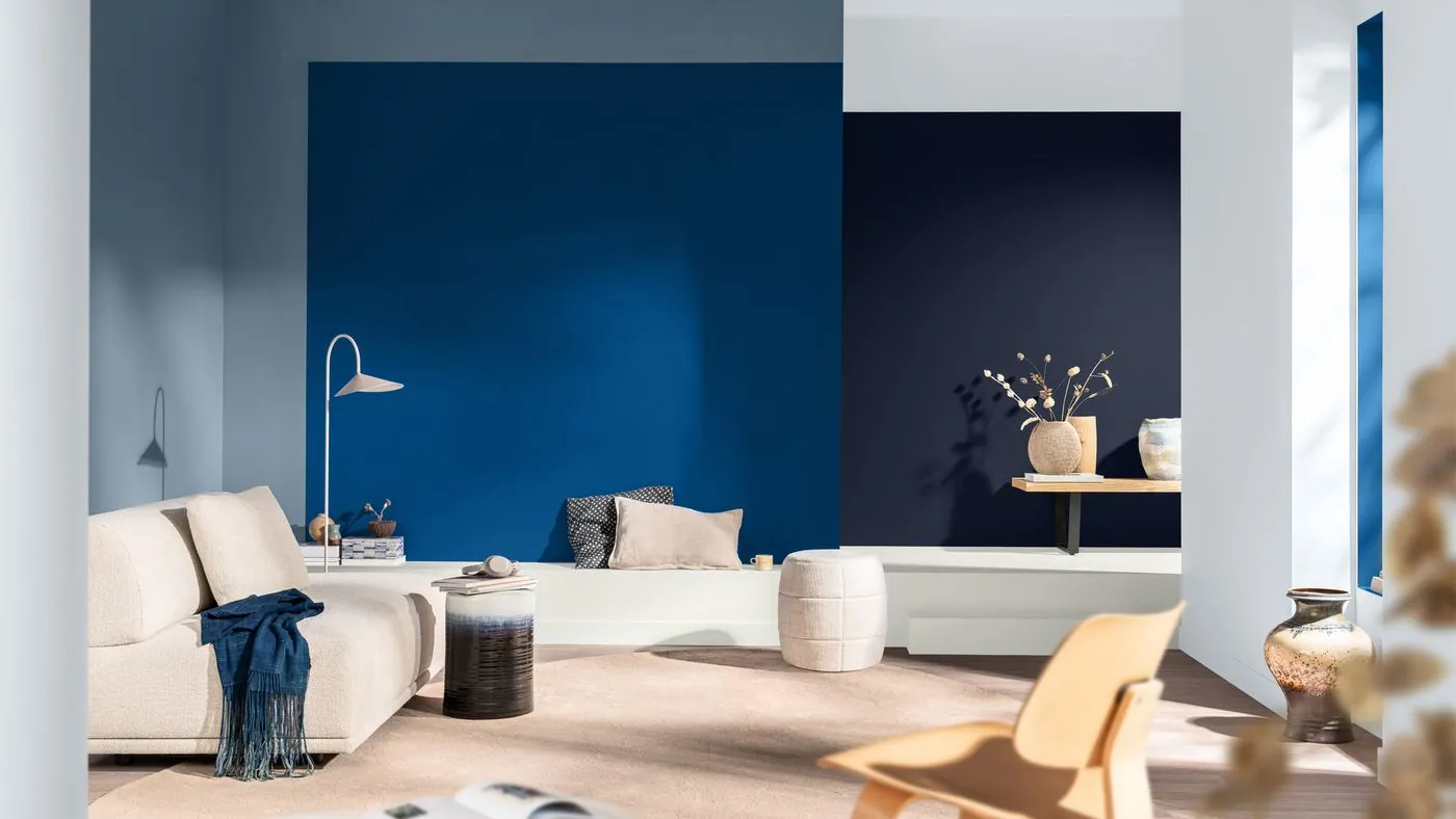 Dulux goes plural: Rhythm of Blues is three colours, not one, image via Dezeen