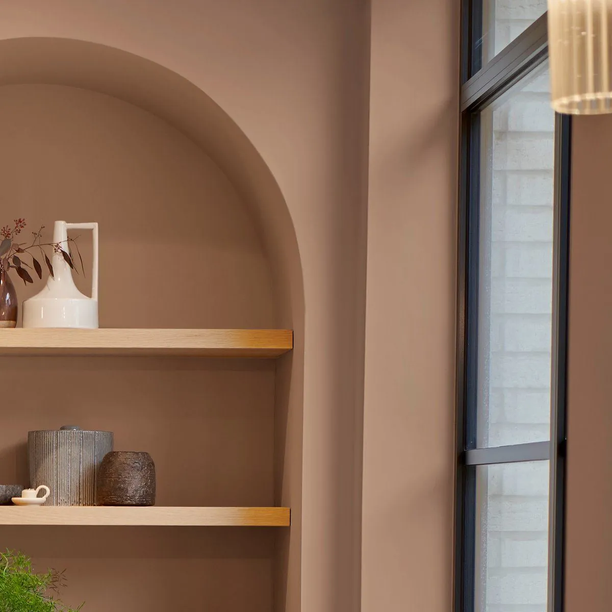 Graham & Brown names Rose Earth, a clay-toned pink, its 2027 Colour of the Year, image via Graham & Brown