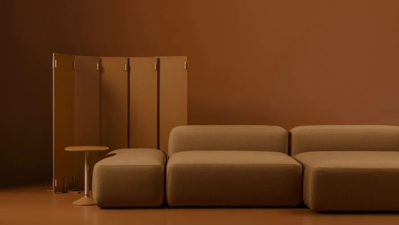 Lapalma rebuilds its whole palette as a 16-shade chromatic alphabet, image via Dezeen
