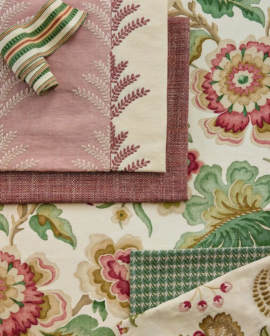 Lee Jofa's Hinton Hill turns two centuries of documentary textiles into one coordinated collection, image via Business of Home
