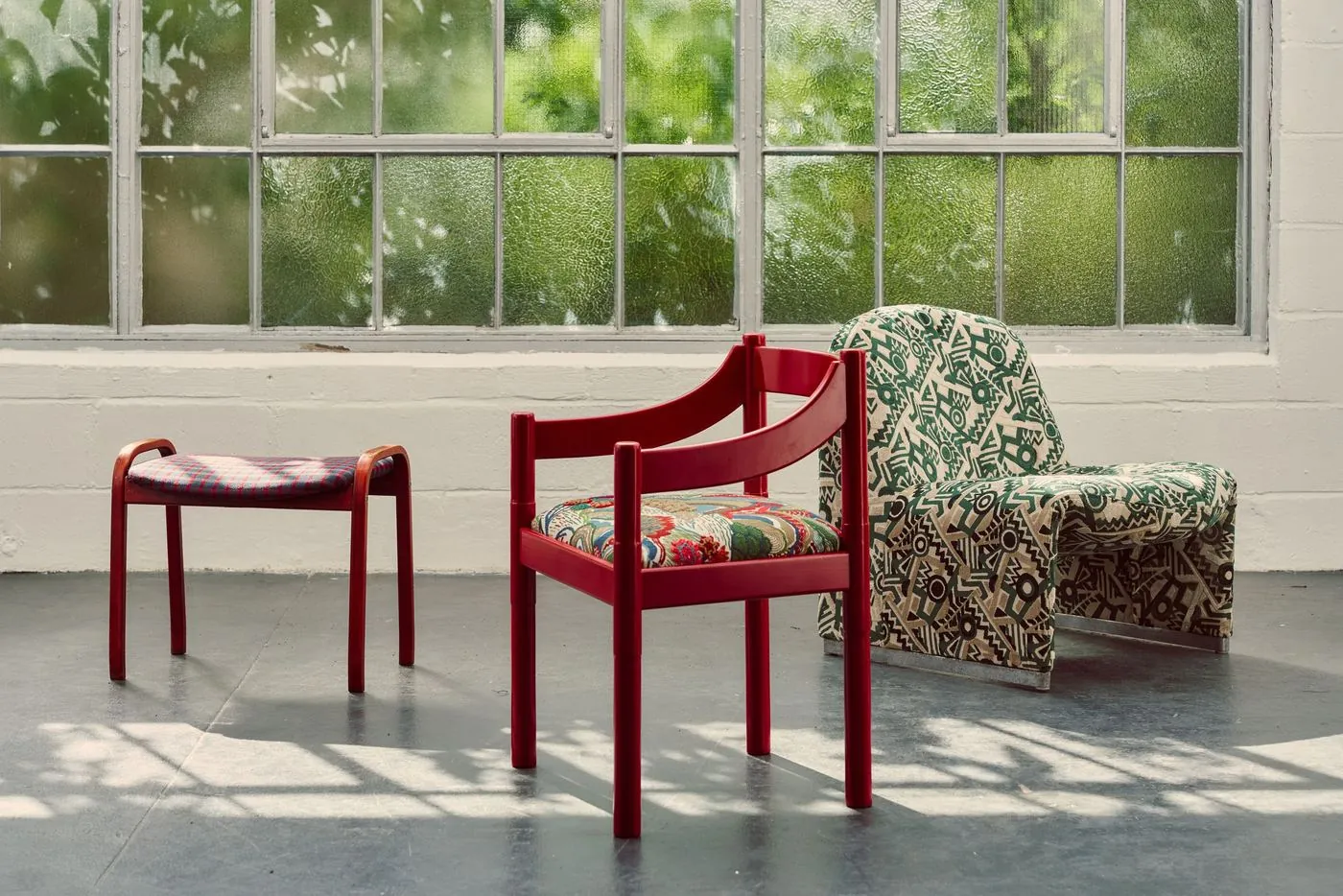 Liberty London prints meet mid-century in the Vinterior collaboration, image via Wallpaper*