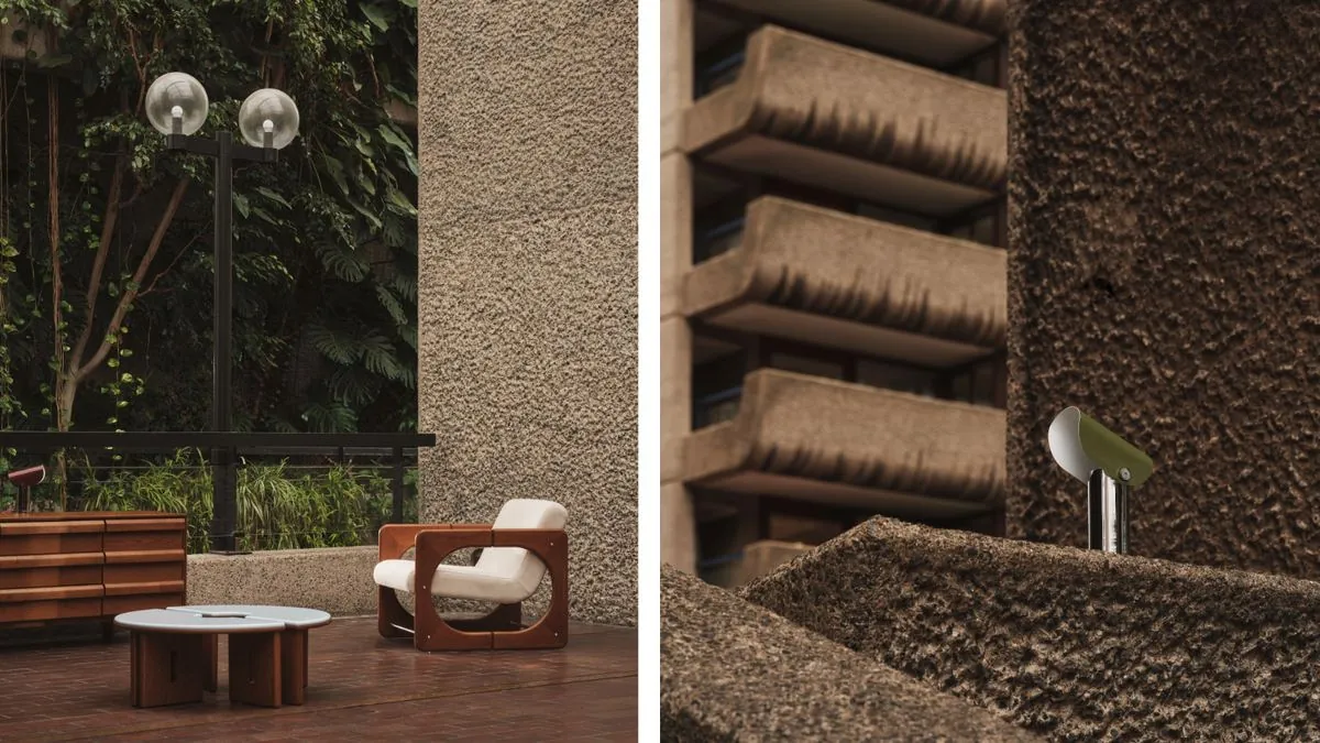 Made and the Barbican turn brutalist detail into a 23-piece home range, image via Wallpaper*