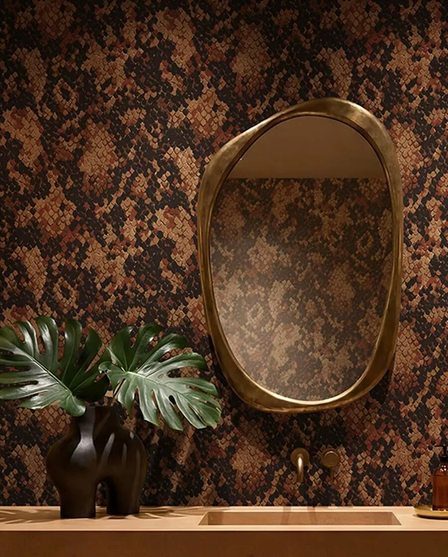 Milton & King redraw six animal markings as painterly pattern in Wild at Heart, image via Business of Home