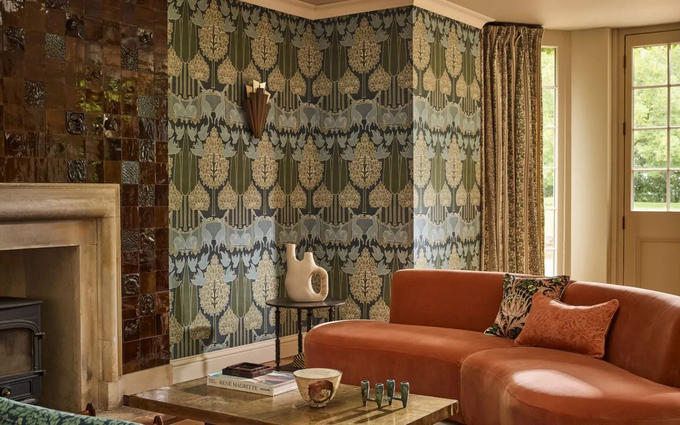 Morris & Co. reissues C.F.A. Voysey's own archive as Voysey House Volume I, image via Hotel Designs